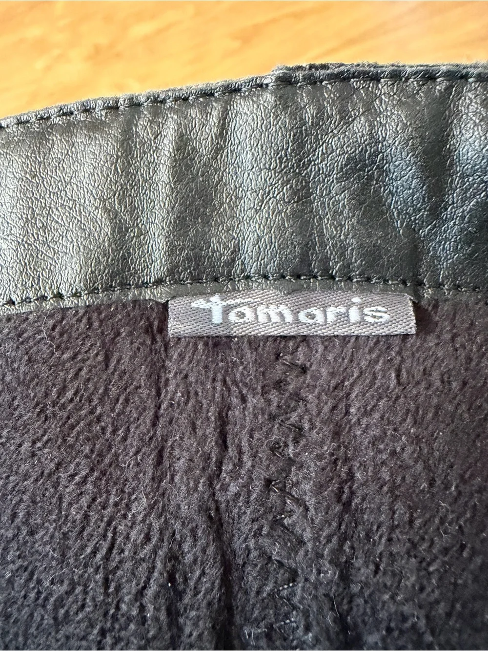 Women's Tamaris Black Knee-High Chunky Sole Boots size 38
